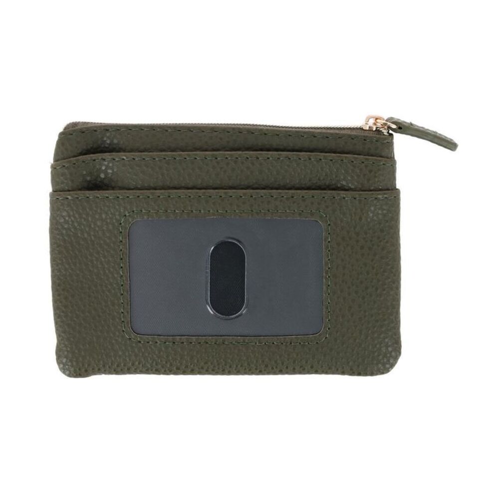 Buxton Women's Colorful Designer Premium Faux Leather Large ID Coin Case